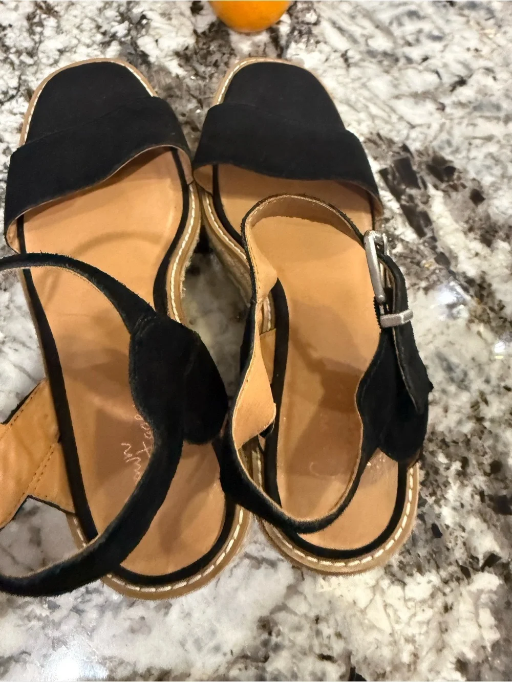 Crown Vintage Platform Espadrilles Wedge Sandals woman’s size 9.5
